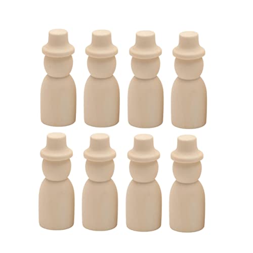 DOITOOL 10 Stück Teiliges Holzfiguren zum Bemalen für Diy Puppen mit für Kreative Bastelprojekte und Pädagogisches DOITOOL 10 Stück Teiliges Holzfiguren zum Bemalen für Diy Puppen mit für Kreative Bastelprojekte und Pädagogisches von DOITOOL