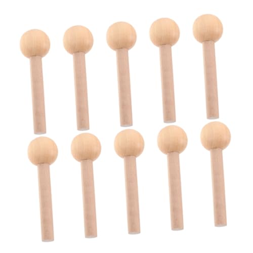 DOITOOL 10 Stück Teiliges Holzstäbe für Lochwand Stabile Buche Holz Pegs Vielseitig Einsetzbar für DIY Bastelprojekte für Pegboard Wandorganizer DOITOOL 10 Stück Teiliges Holzstäbe für Lochwand Stabile Buche Holz Pegs Vielseitig Einsetzbar für DIY Bastelprojekte für Pegboard Wandorganizer von DOITOOL