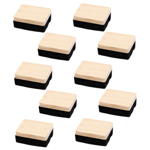 DOITOOL 10 Stück Teiliges Kleine Blackboard Radiergummis aus Holz und Filz Langlebig Schadstofffrei für Schule Büro und Zuhause Schonend zu Tafeln Effektive ohne Rückstände DOITOOL 10 Stück Teiliges Kleine Blackboard Radiergummis aus Holz und Filz Langlebig Schadstofffrei für Schule Büro und Zuhause Schonend zu Tafeln Effektive ohne Rückstände von DOITOOL