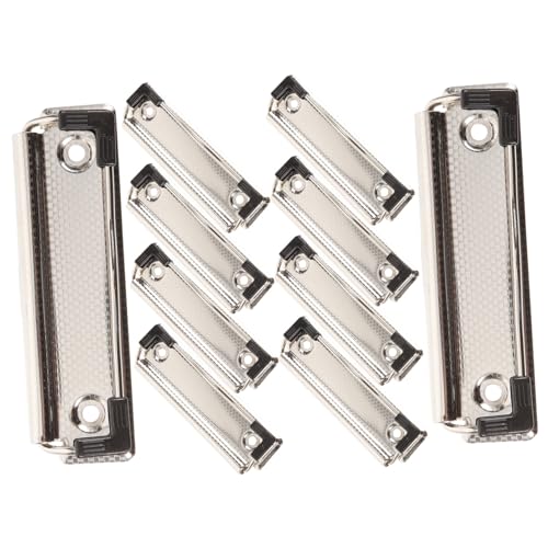 DOITOOL 10 Stück Teiliges Klemmbrett Clips Robuste Büroklammern für Dokumente für Büro Schule Starkem Klemmechanismus und Tragbarem Design von DOITOOL