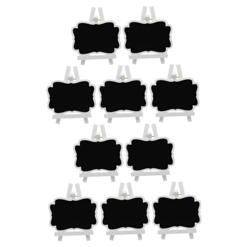 DOITOOL 10 Stück Teiliges Mini Kreidetafel mit Holzrahmen Wiederverwendbare Tisch Schilder für Buffet Party Hochzeit Robuste Kleine Tafeln mit Staffelei Glatte Oberfläche Sicher für DOITOOL 10 Stück Teiliges Mini Kreidetafel mit Holzrahmen Wiederverwendbare Tisch Schilder für Buffet Party Hochzeit Robuste Kleine Tafeln mit Staffelei Glatte Oberfläche Sicher für von DOITOOL
