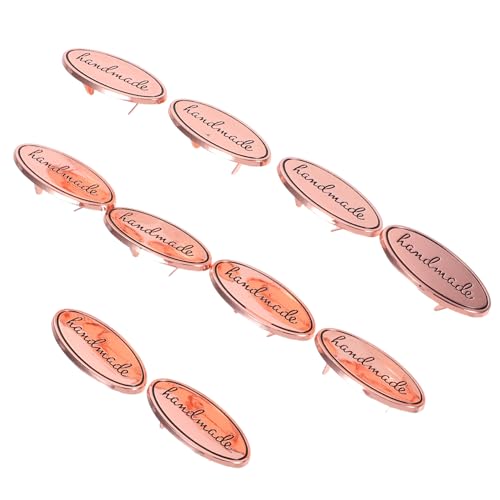 DOITOOL 10 Stück Teiliges Ovale Metallanhänger aus Zinklegierung mit Metallunterlegscheiben Handgefertigte Labels für DIY Handtaschen Kleidung Jeans Schuhe Leichte Langlebige Nähetiketten DOITOOL 10 Stück Teiliges Ovale Metallanhänger aus Zinklegierung mit Metallunterlegscheiben Handgefertigte Labels für DIY Handtaschen Kleidung Jeans Schuhe Leichte Langlebige Nähetiketten von DOITOOL
