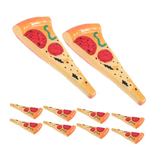 DOITOOL 10 Stück Teiliges Realistischer Pizza Förmiger Kugelschreiber Niedliche Schreibgeräte für Bürobedarf Lustige Lebensmittel Stationery für Erwachsene Kreatives Schreibzubehör von DOITOOL