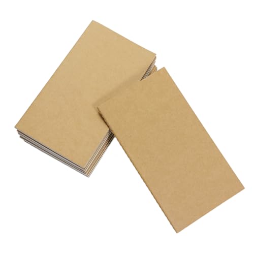 DOITOOL 10 Stück Teiliges Retro Kraftpapier Notizbuch mit Leeren für Reisen Schreiben Zeichnen und Schule Weiße von DOITOOL