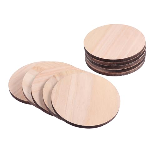 DOITOOL 10 Stück Teiliges Runde Unbehandelte Holzscheiben Stabile DIY Holzscheiben zum Basteln Bemalen und Dekorieren Langlebige Holzkreise für Handwerk und Kunstprojekte DOITOOL 10 Stück Teiliges Runde Unbehandelte Holzscheiben Stabile DIY Holzscheiben zum Basteln Bemalen und Dekorieren Langlebige Holzkreise für Handwerk und Kunstprojekte von DOITOOL