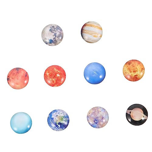 DOITOOL 10 Stück Teiliges Set Flache Glas Cabochons Kristall Patches Vielseitige Schmuck Dekoration DIY Zubehör für Ringe Ohrringe Armbänder von DOITOOL