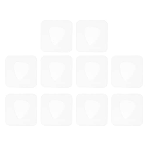 DOITOOL 10 Stück Teiliges Silikon Gießform für Gitarren Picks Transparent DIY Epoxidharz Formen für Gitarrenauswahl für Musikliebhaber und Kreative Bastler von DOITOOL