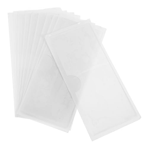 DOITOOL 10 Stück Teiliges Transparente Selbstklebende Pvc etikettentaschen Vielseitig für Quittungen Materialkarten Namensschilder Büro Schule Lager DOITOOL 10 Stück Teiliges Transparente Selbstklebende Pvc etikettentaschen Vielseitig für Quittungen Materialkarten Namensschilder Büro Schule Lager von DOITOOL