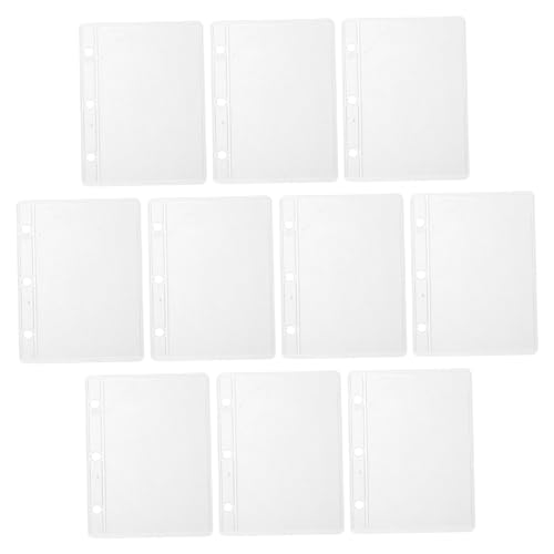 DOITOOL 10 Stück Teiliges Transparente Wiederverwendbare Budget Binder Taschen mit Lochungen Vielseitige Organizer Einlagen für Lose Dokumente und Bargeld Praktische PVC Einlagen für DOITOOL 10 Stück Teiliges Transparente Wiederverwendbare Budget Binder Taschen mit Lochungen Vielseitige Organizer Einlagen für Lose Dokumente und Bargeld Praktische PVC Einlagen für von DOITOOL