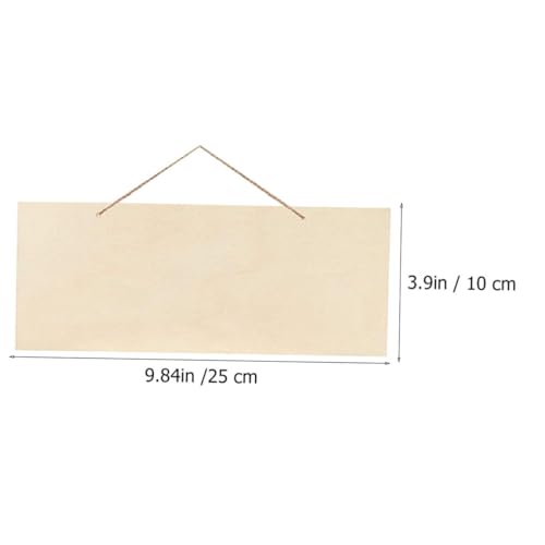 DOITOOL 10 Stück Teiliges Unvollendeter Hängender Holztafeln mit Glatter Oberfläche für DIY Basteln Vintage Holzschilder zum Bemalen Dekorieren und Beschriften für Geschenke Feiertage DOITOOL 10 Stück Teiliges Unvollendeter Hängender Holztafeln mit Glatter Oberfläche für DIY Basteln Vintage Holzschilder zum Bemalen Dekorieren und Beschriften für Geschenke Feiertage von DOITOOL