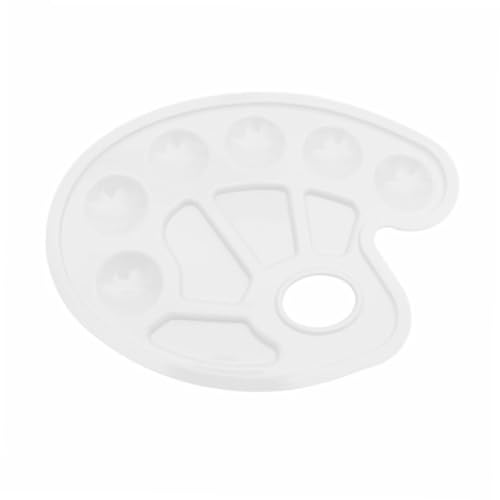 DOITOOL 10 Stück Teiliges Weiße Malkpalette mit Fächern Farben Zeichnen und Projekte DOITOOL 10 Stück Teiliges Weiße Malkpalette mit Fächern Farben Zeichnen und Projekte von DOITOOL