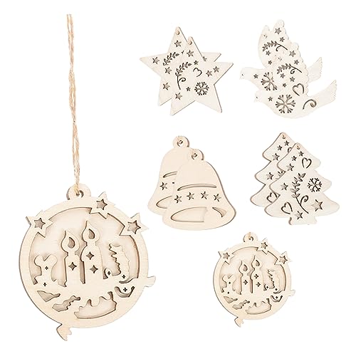 DOITOOL 10 Stück Unlackierte Holzanhänger für Weihnachten DIY Graffiti Bastelmaterial ca Große Holzplatten für Weihnachtsdekoration und Kreative Projekte DOITOOL 10 Stück Unlackierte Holzanhänger für Weihnachten DIY Graffiti Bastelmaterial ca Große Holzplatten für Weihnachtsdekoration und Kreative Projekte von DOITOOL
