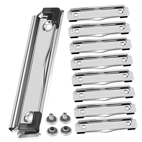 DOITOOL 10 Stück Zangen Klemmbrett Mit Aufbewahrung Büroklammerhalter Kabine Große Büroklammern Klassenzimmerbedarf Stecktafel Clips Für Tafeln Klemmbretter Großbeutel Clips von DOITOOL