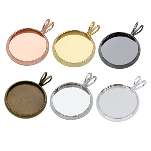 DOITOOL 10 Stück runde Tabletts Schmuck Gold Anhänger mit Kupferbeschichtung Tablett-Anhänger Lünette Anhänger Tablett DOITOOL 10 Stück runde Tabletts Schmuck Gold Anhänger mit Kupferbeschichtung Tablett-Anhänger Lünette Anhänger Tablett von DOITOOL