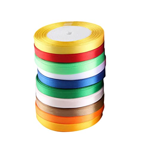 DOITOOL 10 Stück verpackung Band Hochzeit Wickelband Dekorate Bänder Chiffon Satinband zum Geburtstag Geschenkband zum Geburtstag Schleifenpapier dekoratives Band Zufällige Farbe von DOITOOL
