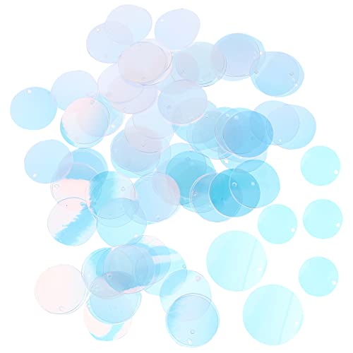 DOITOOL 10 bastel materialien DIY Dekoration Pailletten zum Basteln lose Pailletten runde Paillettenverzierung Nähen runden Paillettenverzierungen für Kleidung DIY Kleidung Pailletten PVC von DOITOOL