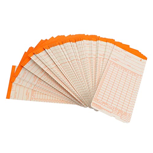 DOITOOL 100 Blatt Büro Stempelkarten zur Arbeitszeiterfassung Robuste Praktische Zeitkarten für Mitarbeiter Flexibles Design für Einfache Aufbewahrung Geeignet für Monatliche DOITOOL 100 Blatt Büro Stempelkarten zur Arbeitszeiterfassung Robuste Praktische Zeitkarten für Mitarbeiter Flexibles Design für Einfache Aufbewahrung Geeignet für Monatliche von DOITOOL