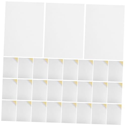 DOITOOL 100 Blatt Druckerpapier bedruckbares Aufkleberpapier für Drucker leer etikettenpapier etikettenaufkleber Etikettenrolle kleine Aufkleberetiketten Aufkleber bedruckbares Papier Weiß von DOITOOL