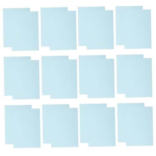 DOITOOL 100 Blatt Druckpapiere letter paper papierschere dekorpapier durckerpapier printing paper helles Farbpapier blaues Druckerpapier Pastell Größe Bastelpapiere farbige Papiere Blue von DOITOOL