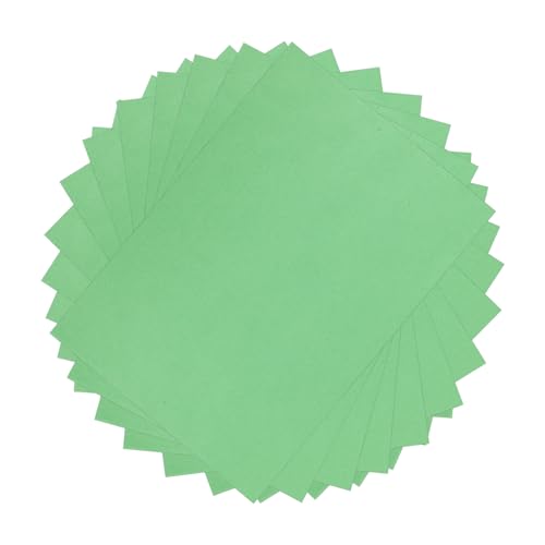 DOITOOL 100 Blatt Farbdruckpapier Pastell farbiges Papier Musterpapier farbiges Origami-Papier Herstellung druckerpapier Origami-Papiermasse zartes Malpapier zartes Bastelpapier Green von DOITOOL