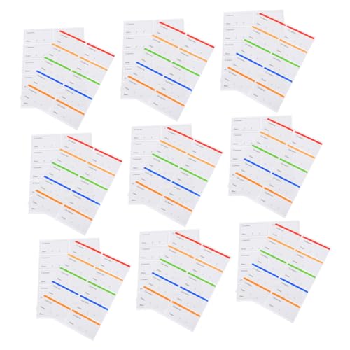 DOITOOL 100 Blatt Gefrierfach Etiketten Abziehbare Wiederverwendbare Küchenaufkleber für Gläser Behälter Gefrierbeutel Leicht Beschreibbare Lebensmittelaufkleber mit Starkem Halt für DOITOOL 100 Blatt Gefrierfach Etiketten Abziehbare Wiederverwendbare Küchenaufkleber für Gläser Behälter Gefrierbeutel Leicht Beschreibbare Lebensmittelaufkleber mit Starkem Halt für von DOITOOL