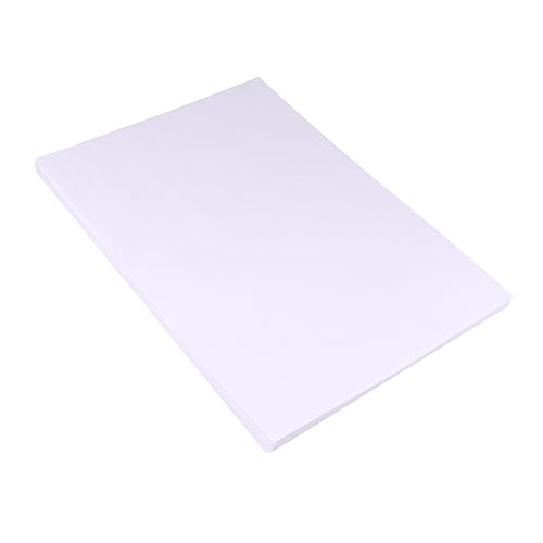 DOITOOL 100 Blatt Haftpapier Doppelseitiges Isolationpapier für Zuhause und Büro für Handarbeiten und Notizen Weißes Trennpapier für Kreative Projekte von DOITOOL