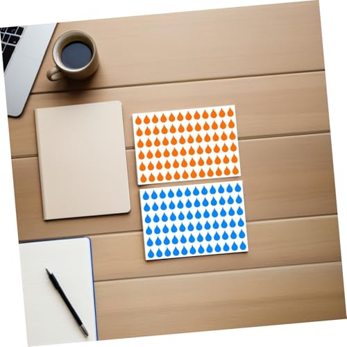 DOITOOL 100 Blatt Index-sticker Wasserfest Schreibbar Teardrop Tabs für Planer Journal Scrapbook Dekoration Vielseitige Selbstklebende Aufkleber in Rot Grün Blau Orange Rosa von DOITOOL