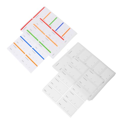 DOITOOL 100 Blatt Lebensmittelechte Abziehbare Gefrierfach-datumsaufkleber Temperaturbeständige Beschreibbare Lebensmittel-etiketten für Gefrierbeutel Gläser Vorratsbehälter zur DOITOOL 100 Blatt Lebensmittelechte Abziehbare Gefrierfach-datumsaufkleber Temperaturbeständige Beschreibbare Lebensmittel-etiketten für Gefrierbeutel Gläser Vorratsbehälter zur von DOITOOL