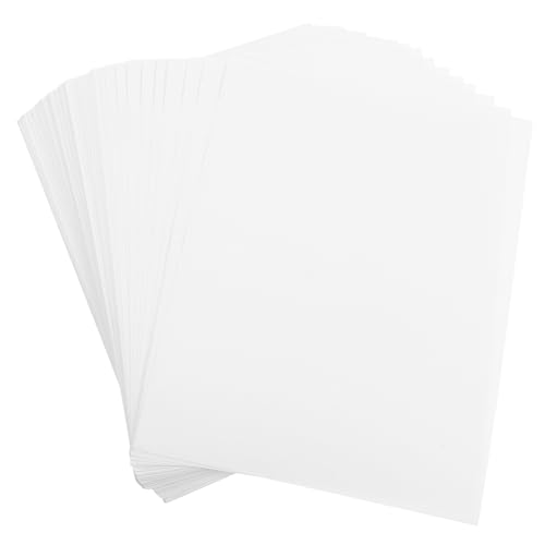 DOITOOL 100 Blatt Matte Etikettpapier aufkleber Druckerpapier Weiß von DOITOOL