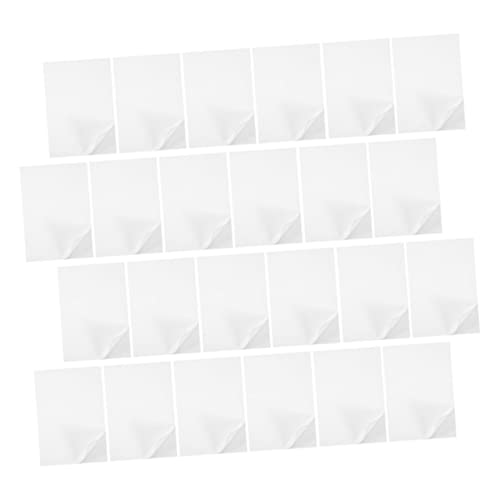 DOITOOL 100 Blatt Matte Selbstklebende Bedruckbare Etikettenpapierbögen Beschreibbar Vielseitig Verwendbar für Kunstprojekte Preisetiketten und Dekoration Kompatibel mit Laser und von DOITOOL