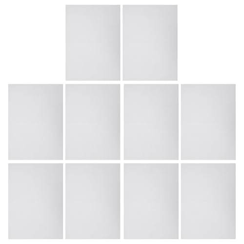 DOITOOL 100 Blatt Selbstklebende Mattes Etikettenpapier Hochdeckende Temperaturbeständige Drucker aufkleber für Etiketten drucker Beidseitig Bedruckbar Nachhaltiges Papier für Vielseitige von DOITOOL