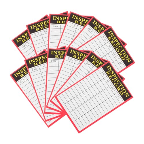 DOITOOL 100 Blatt Überprüfen Sie Die Karteikarte Papier Zubehör Aufnehmen Rekordversorgung Wartungsbedarf Wartungszubehör Weiß von DOITOOL
