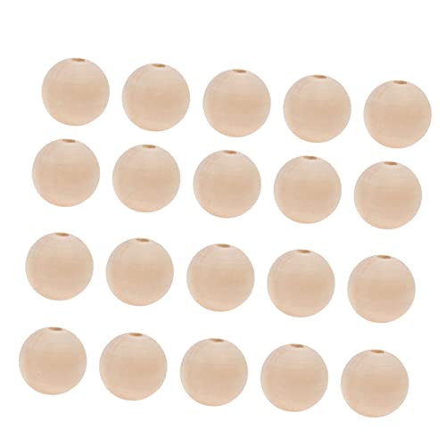DOITOOL 100 Stck. Naturbelassene Runde Holzperlen Unvollendete Holzkugeln zum Auffädeln Robuste Spacer Perlen für Diy Schmuck Armbänder Halsketten und Wohnkultur DOITOOL 100 Stck. Naturbelassene Runde Holzperlen Unvollendete Holzkugeln zum Auffädeln Robuste Spacer Perlen für Diy Schmuck Armbänder Halsketten und Wohnkultur von DOITOOL