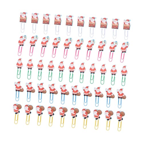 DOITOOL 100 Stck. Santa Claus Holz Büroklammern Bunte Weihnachtsdeko Notizhalter Stabile Lesezeichen Clips für Fotos Dokumente für Büro Schule und Zuhause DOITOOL 100 Stck. Santa Claus Holz Büroklammern Bunte Weihnachtsdeko Notizhalter Stabile Lesezeichen Clips für Fotos Dokumente für Büro Schule und Zuhause von DOITOOL