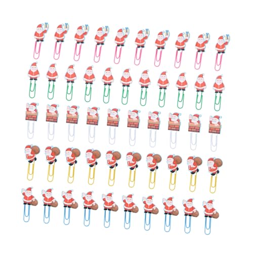 DOITOOL 100 Stck. Teiliges Bunte Holzklammern Santa Claus Papierklammern Kreative Büroklammern Stabile Lesezeichenclips für Schule Büro Geschenkideen und Weihnachtsdeko DOITOOL 100 Stck. Teiliges Bunte Holzklammern Santa Claus Papierklammern Kreative Büroklammern Stabile Lesezeichenclips für Schule Büro Geschenkideen und Weihnachtsdeko von DOITOOL