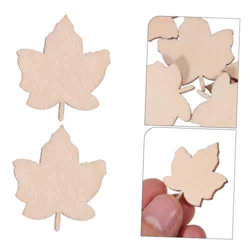 DOITOOL 100 Stück Ahornblatt Holzscheiben Naturholz DIY Bastelmaterial Handarbeit Holzdekoration für Hochzeit Geburtstag Tischdeko Natürliche Holzchips zum Bemalen und Verzieren DOITOOL 100 Stück Ahornblatt Holzscheiben Naturholz DIY Bastelmaterial Handarbeit Holzdekoration für Hochzeit Geburtstag Tischdeko Natürliche Holzchips zum Bemalen und Verzieren von DOITOOL