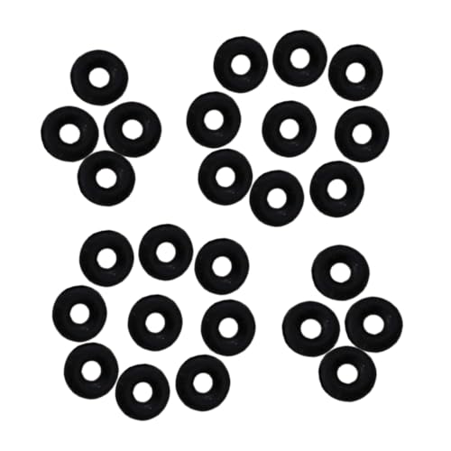 DOITOOL 100 Stück Anti rutsch Gummiringe für Schmuckherstellung Langlebige Stopperperlen Armband Zubehör Stabiler Halt für DIY Armbänder und Ketten Vielseitige Fixierringe in Schwarz DOITOOL 100 Stück Anti rutsch Gummiringe für Schmuckherstellung Langlebige Stopperperlen Armband Zubehör Stabiler Halt für DIY Armbänder und Ketten Vielseitige Fixierringe in Schwarz von DOITOOL