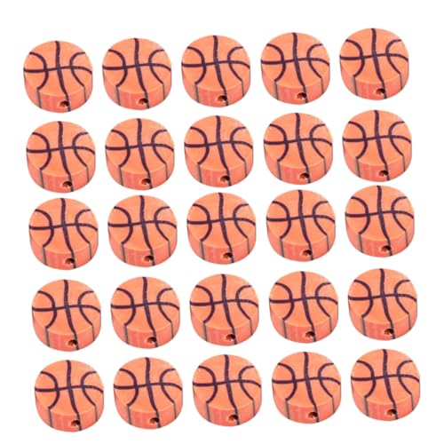 DOITOOL 100 Stück Basketball Perlen Polymer DIY Bastelperlen für Armbänder und Vielseitige Schmuckherstellung für Projekte und Handarbeiten DOITOOL 100 Stück Basketball Perlen Polymer DIY Bastelperlen für Armbänder und Vielseitige Schmuckherstellung für Projekte und Handarbeiten von DOITOOL