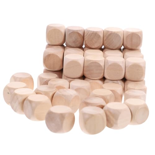 DOITOOL 100 Stück Blanko Holz Würfel Unbehandelte Holzklötze Seitige DIY Bastelwürfel für Malen und Spiel Fördert Feinmotorik und Vorstellungskraft DOITOOL 100 Stück Blanko Holz Würfel Unbehandelte Holzklötze Seitige DIY Bastelwürfel für Malen und Spiel Fördert Feinmotorik und Vorstellungskraft von DOITOOL