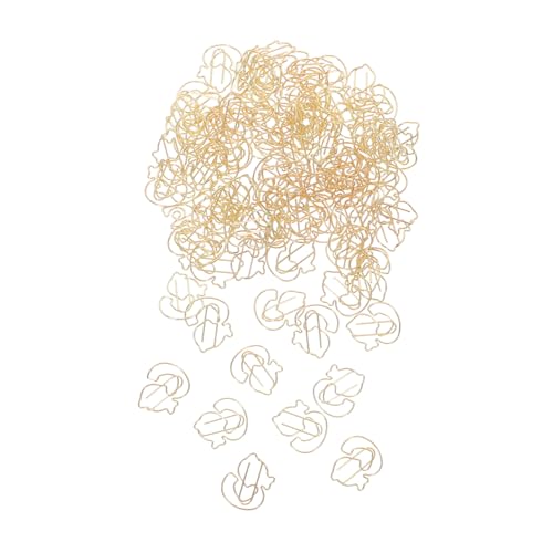 DOITOOL 100 Stück Büroklammern Tierform Enten Lesezeichen Metallclips Robust Vielseitig Für Schule Büro Und Zuhause von DOITOOL