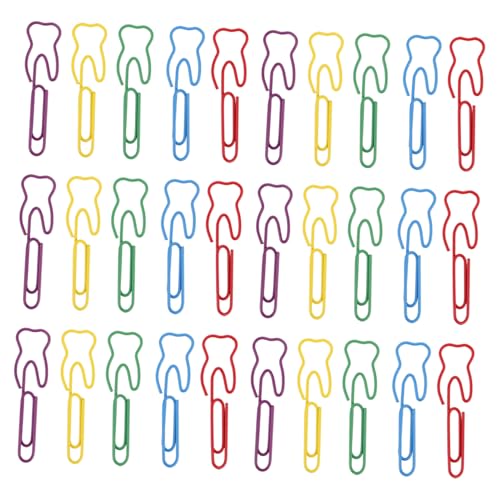 DOITOOL 100 Stück Bunte Büroklammern Metall Clips Vielseitig Multifunktional für Büro Organisation Basteln Scrapbooking Notizen DOITOOL 100 Stück Bunte Büroklammern Metall Clips Vielseitig Multifunktional für Büro Organisation Basteln Scrapbooking Notizen von DOITOOL