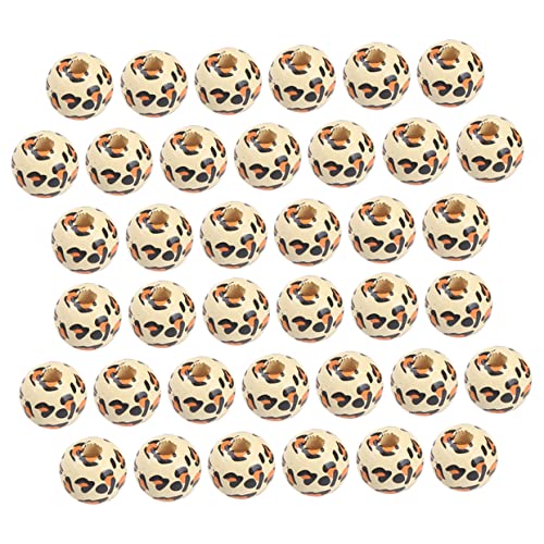 DOITOOL 100 Stück Bunte Holzperlen im Leopardenmuster DIY Schmuckperlen für Kreative Armbänder und Bastelprojekte Hautfreundliches Material für Designs DOITOOL 100 Stück Bunte Holzperlen im Leopardenmuster DIY Schmuckperlen für Kreative Armbänder und Bastelprojekte Hautfreundliches Material für Designs von DOITOOL