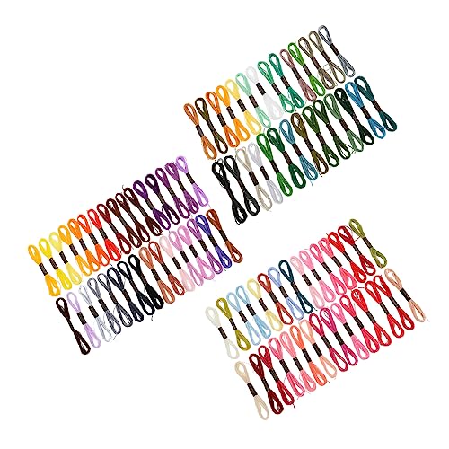 DOITOOL 100 Stück Bunte Stickgarn für Kreuzstich Diy Stickfäden Flexibel Vielseitig für Nähprojekte für Anfänger und Profis für Kreative Bastelideen von DOITOOL