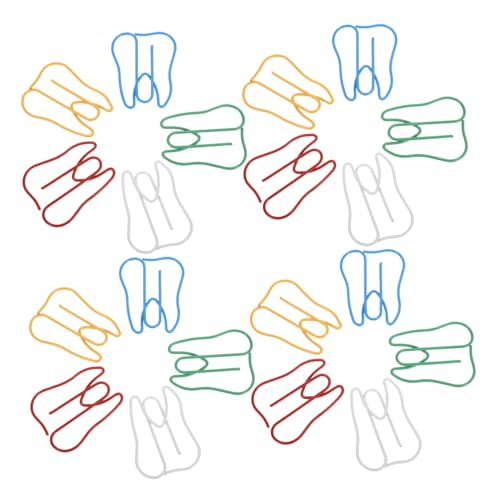 DOITOOL 100 Stück Bunte Zahnförmige Metall Büroklammern Dicke Lustige Papierclips als Lesezeichen und Memohalter für Schule Büro Zuhause Vielseitig Einsetzbar DOITOOL 100 Stück Bunte Zahnförmige Metall Büroklammern Dicke Lustige Papierclips als Lesezeichen und Memohalter für Schule Büro Zuhause Vielseitig Einsetzbar von DOITOOL