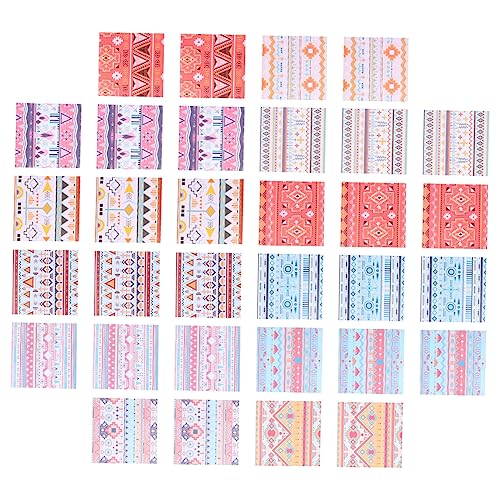 DOITOOL 100 Stück Diy Origami Papier im Boho Stil Doppelseitig Bedruckte Faltpapiere für Bastelprojekte Kinderhandwerk und Schulprojekte von DOITOOL