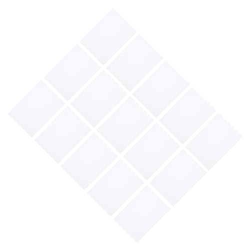 DOITOOL 100 Stück Faltpapier Doppelseitiges Origami Papier Weiß für Bastelprojekte Schulbedarf und Kreative Diy Arbeiten von DOITOOL