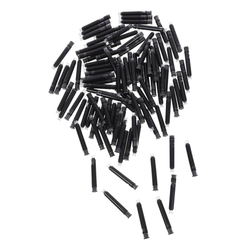 DOITOOL 100 Stück Füllfederhaltertinte wieder auffüllbar Kugelschreiber Nachfüllungen schreibutensilien Ersatztinte austauschbare Tintenpatrone Brunnenstift -Tintenzubehör Plastik Black DOITOOL 100 Stück Füllfederhaltertinte wieder auffüllbar Kugelschreiber Nachfüllungen schreibutensilien Ersatztinte austauschbare Tintenpatrone Brunnenstift -Tintenzubehör Plastik Black von DOITOOL