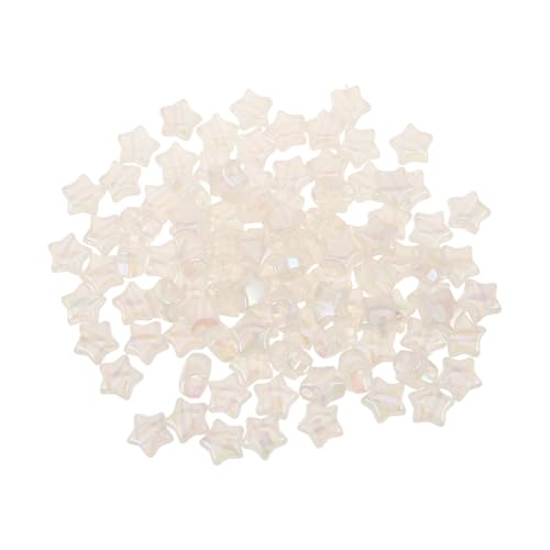 DOITOOL 100 Stück Gefrertete Sternperlen DIY Schmuck Zwischenperlen Sternperlen aus Kunststoff sternförmige Perlen DIY Craft Star Perlen Plastik Weiß DOITOOL 100 Stück Gefrertete Sternperlen DIY Schmuck Zwischenperlen Sternperlen aus Kunststoff sternförmige Perlen DIY Craft Star Perlen Plastik Weiß von DOITOOL