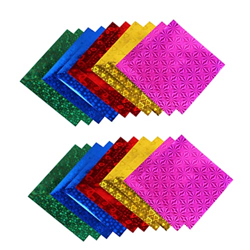DOITOOL 100 Stück Glitzer Bastelpapier für Origami Papier für Diy Handarbeiten Hochwertiges Leicht Faltbares Papier für Bastelworkshops und Kindergarten DOITOOL 100 Stück Glitzer Bastelpapier für Origami Papier für Diy Handarbeiten Hochwertiges Leicht Faltbares Papier für Bastelworkshops und Kindergarten von DOITOOL