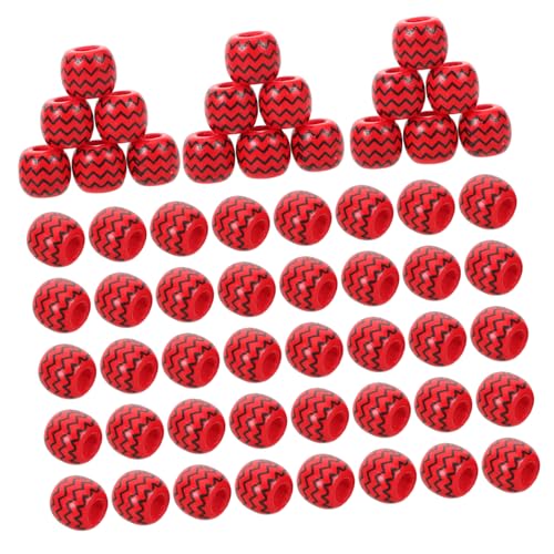DOITOOL 100 Stück Große Holzperlen mit Wellenmuster Runde Rote Bastelperlen für Schmuckherstellung Natürliche Lose Holzperlen für Halsketten Armbänder und Diy-bastelprojekte DOITOOL 100 Stück Große Holzperlen mit Wellenmuster Runde Rote Bastelperlen für Schmuckherstellung Natürliche Lose Holzperlen für Halsketten Armbänder und Diy-bastelprojekte von DOITOOL